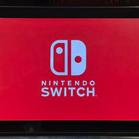 NINTENDO SWITCH CONSOLE (MODEL 2) W/ RED & BLUE JOYCONS & BLACK CASE