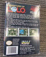 NES - ADVENTURES OF LOLO [W/ BOX & MANUAL, NO POSTER]
