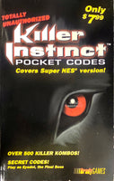 GAME GUIDES - TOTALLY UNAUTHORIZED KILLER INSTINCT POCKET CODES FOR SNES (BRADYGAMES)
