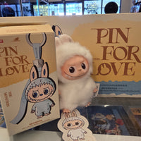 OFFICIAL/AUTHENTIC LABUBU BY POPMART PIN FOR LOVE - LETTER "H" (1 OPENED BOX, 1 CARD, 1 LABUBU)
