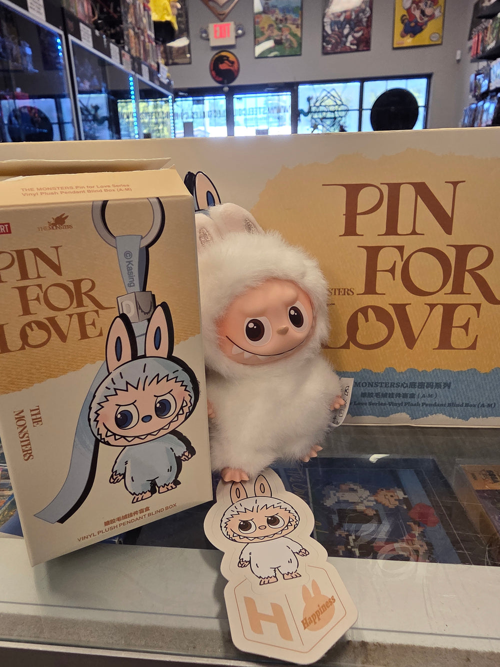 OFFICIAL/AUTHENTIC LABUBU BY POPMART PIN FOR LOVE - LETTER 