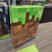 Minecraft Limited Edition XBOX ONE S Console Complete In Box! (Amazing Condition! CIB) 1TB
