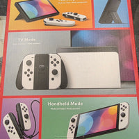 NINTENDO SWITCH OLED CONSOLE - WHITE (CIB)
