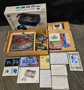 Sega Saturn Console *Complete In Box* {Contents Still Has Original Bags}