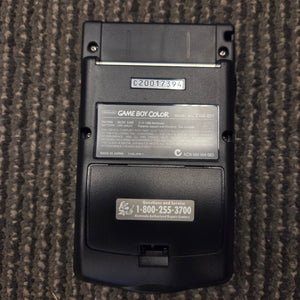 NINTENDO GAMEBOY COLOR CONSOLE - BLACK (IPS BACKLIT TOUCH SCREEN)