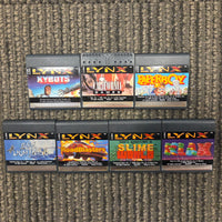 Atari Lynx Model 1 Console With 7 Games, Power Cord, and Screen Cover