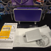 NINTENDO NEW 2DS XL CONSOLE PURPLE + SILVER [CIB] WITH STAND

