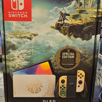 Nintendo Switch OLED Zelda Special Edition Console w/ Leather Case