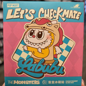 OFFICIAL/AUTHENTIC LABUBU MAGNET BY POPMART: LETS CHECKMATE MAGNET BLIND BOX