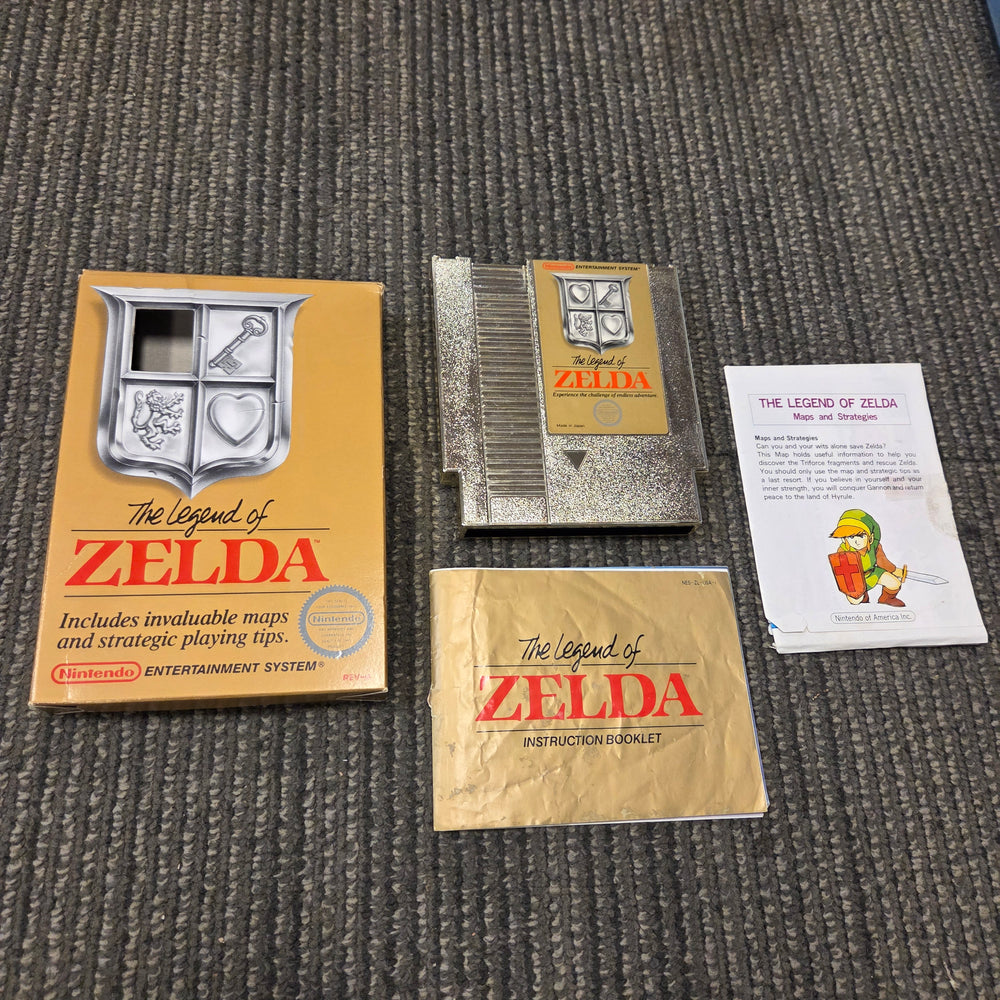 NES - The Legend of Zelda [CIB] w/ Map!