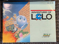 NES - ADVENTURES OF LOLO [W/ BOX & MANUAL, NO POSTER]
