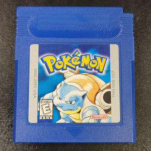 GB/GBC/GBA - POKEMON BLUE [AUTHENTIC CART, WORKING BATTERY]