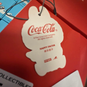 OFFICIAL/AUTHENTIC LABUBU BY POPMART COCA-COLA - CONFIRMED HAPPY FACTOR - COKE