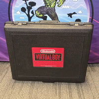 Nintendo Virtual Boy Console Complete In Blockbuster Rental Case {Permanent Ribbon Cable Solder Fixed! Works Great!} w/ Mario Tennis
