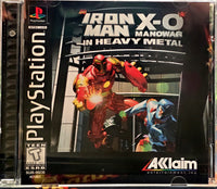PLAYSTATION - IRON MAN X-O MANOWAR IN HEAVY METAL [CIB] *PUNCH HOLE ON SPINE INDICATES EMPLOYEE / PROMOTIONAL GAME*
