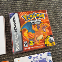 GBA POKEMON FIRE RED (CIB) W/ WIRELESS ADAPTER - GAMEBOY ADVANCE
