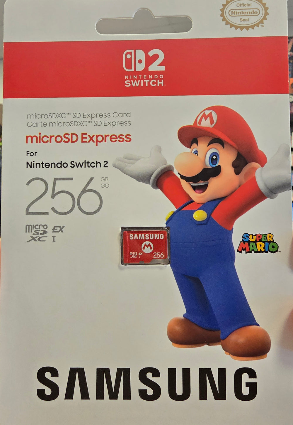 NINTENDO SWITCH 2 - SWITCH 2 MICRO SD EXPRESS 256 GB
