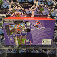 NINTENDO NEW 2DS XL CONSOLE PURPLE + SILVER [CIB] WITH STAND
