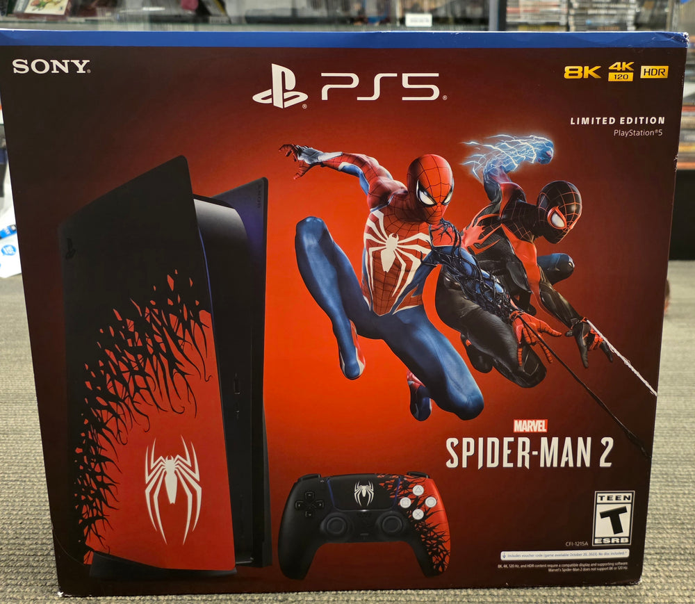 PS5 Spider-Man 2 Limited Edition Console [DISC] {NEW/SEALED}