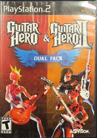 Playstation 2 - Guitar Hero & Guitar Hero 2 Dual Pack {CIB}
