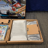 Nintendo Wii U Console Complete In Box {Comes w/ Mario Kart 8} CIB
