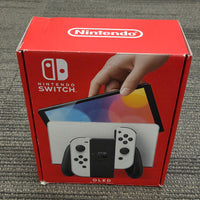 NINTENDO SWITCH OLED CONSOLE - WHITE JOYCONS [WITH BOX]
