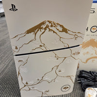Playstation 5 Slim- PS5 Console Disc Edition *Ghost of Yotei Limited Edition - White / Gold* 1TB
