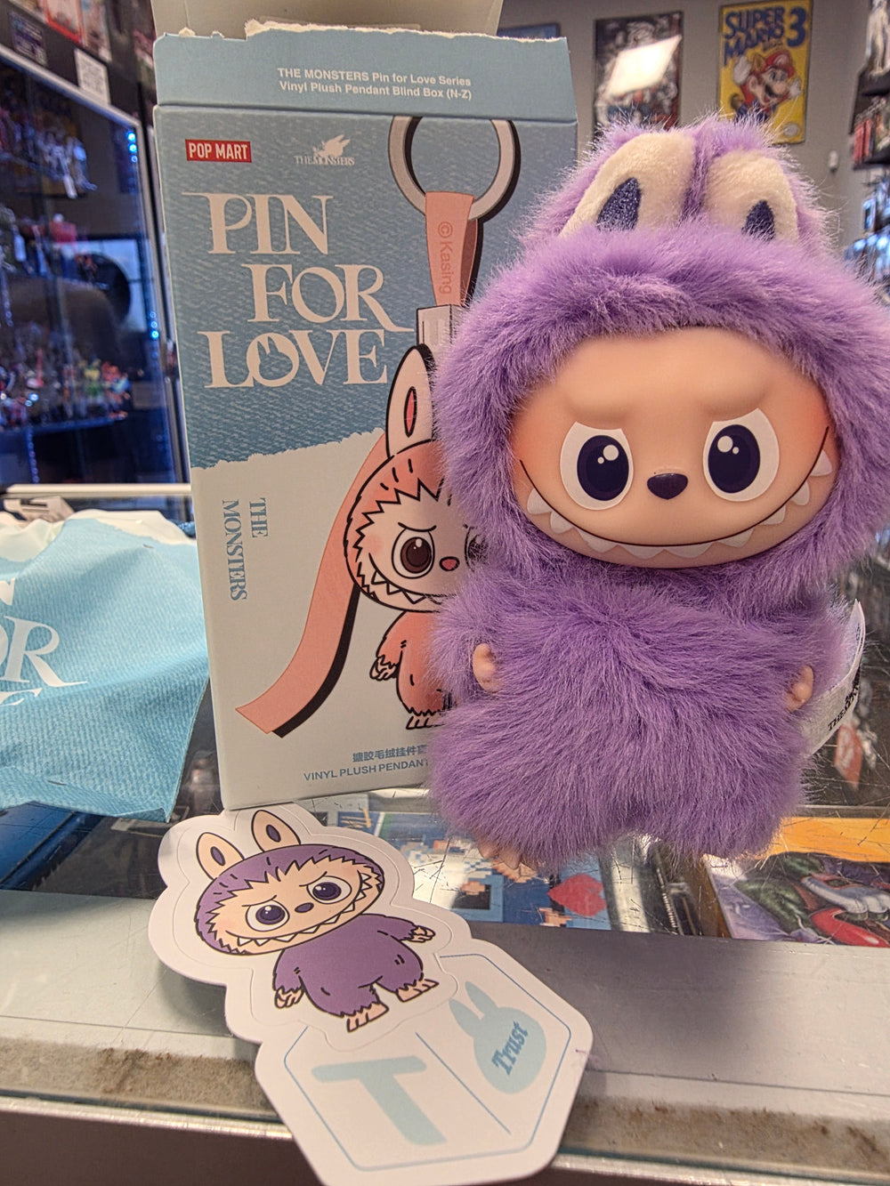OFFICIAL/AUTHENTIC LABUBU BY POPMART PIN FOR LOVE - LETTER 