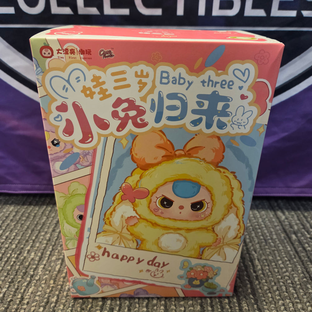BABY THREE - Happy Day Plush Pendant - 1 SEALED MYSTERY BOX - BB3