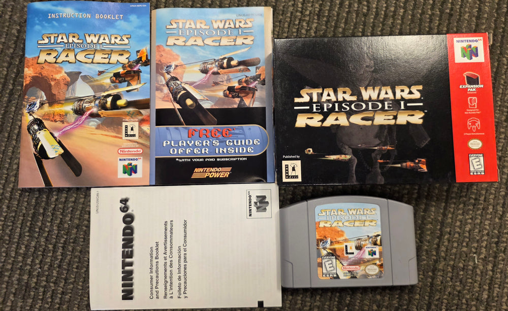 N64 - STAR WARS EPISODE I RACER {CIB}