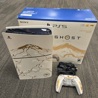 Playstation 5 Slim- PS5 Console Disc Edition *Ghost of Yotei Limited Edition - White / Gold* 1TB
