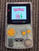 BACKLIT GAMEBOY COLOR CONSOLE - TRANSLUCENT CLEAR
