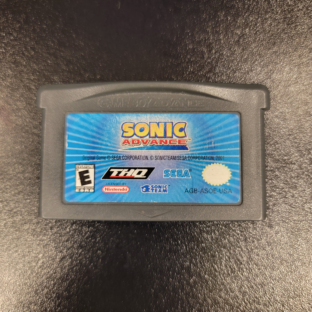 GBA - Sonic Advance {LOOSE} {AS PICTURED}