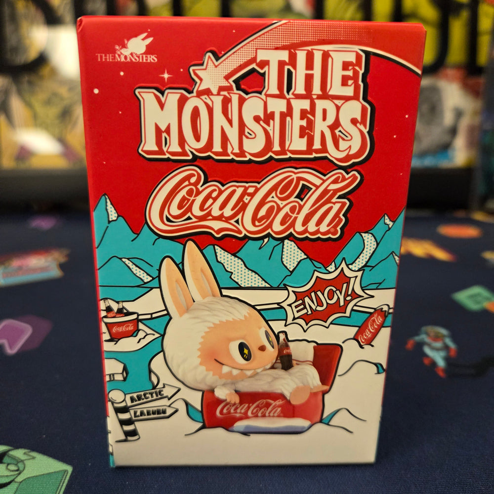 OFFICIAL/AUTHENTIC THE MONSTERS x COCA COLA (COKE LABUBU) BY POPMART MYSTERY FIGURE (1 SEALED BOX)
