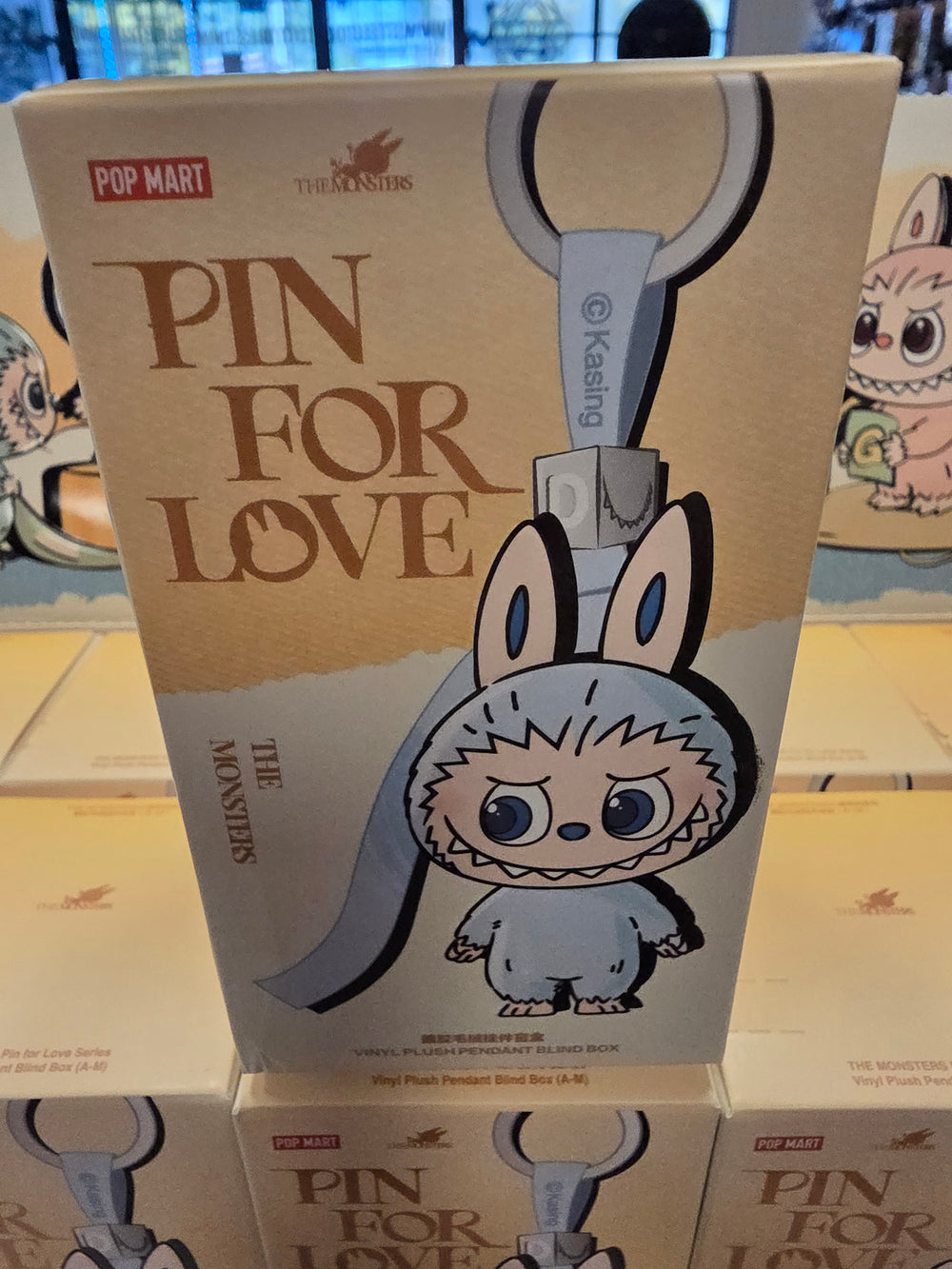 OFFICIAL/AUTHENTIC LABUBU BY POPMART PIN FOR LOVE - 1 SEALED MYSTERY BOX (A-M)