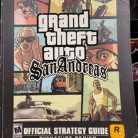 GAME GUIDES - GRAND THEFT AUTO SAN ANDREAS (WITH MAP FOLD OUT) [OK CONDITION]