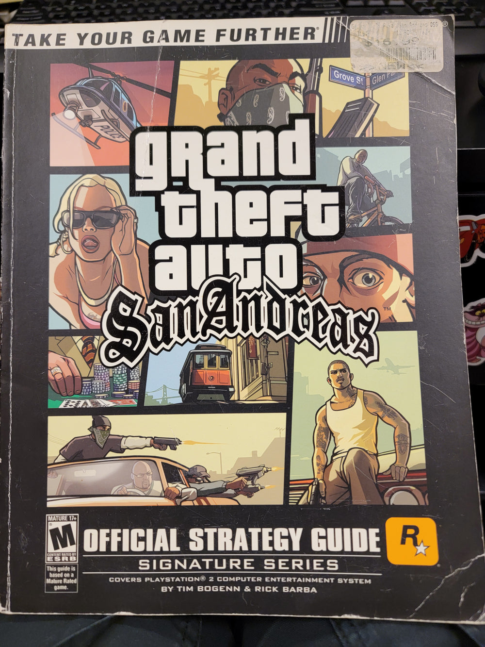 GAME GUIDES - GRAND THEFT AUTO SAN ANDREAS (WITH MAP FOLD OUT) [OK CONDITION]