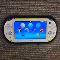 SONY PS VITA CONSOLE (PCH-2000) LIME GREEN / WHITE {CIB}