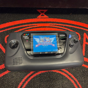 Sega Game Gear Console (New Caps + Glass Screen Cover) - GameGear *Beautiful Condition*