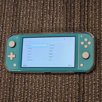 NINTENDO SWITCH LITE CONSOLE - TURQUOISE W/ CASE AND 32GB MICRO SD CARD
