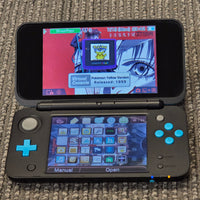 NINTENDO NEW 2DS XL CONSOLE - BLACK & TURQUOISE (SEE PICTURES FOR CONDITION)
