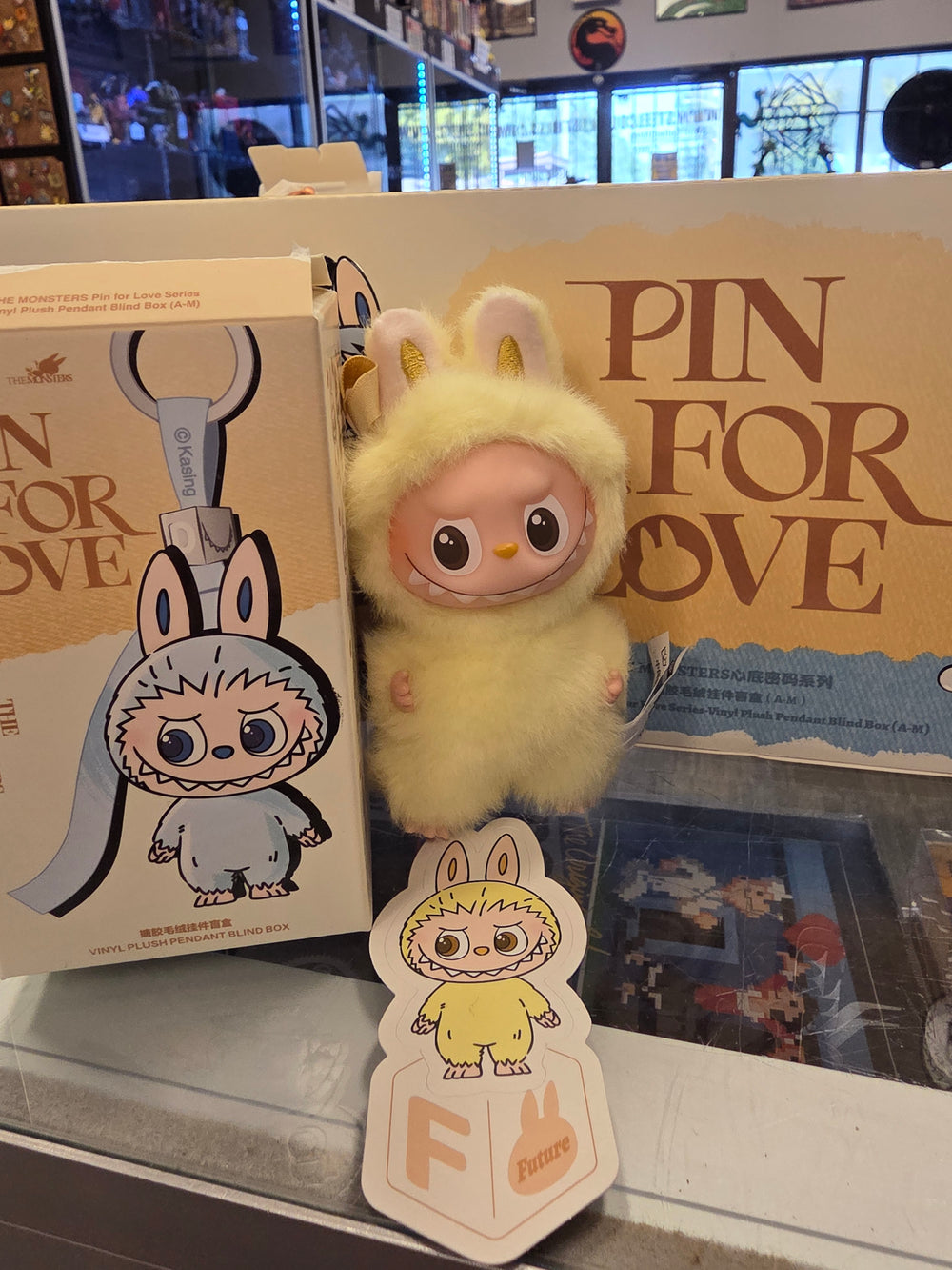 OFFICIAL/AUTHENTIC LABUBU BY POPMART PIN FOR LOVE - LETTER 