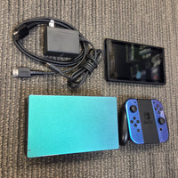 NINTENDO SWITCH CONSOLE CHAMELEON CUSTOM SHELL CONSOLE, DOCK, AND JOY CONS (MODEL 2) {COLOR CHANGING}
