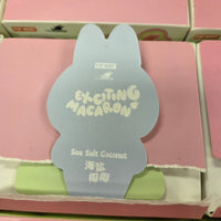 OFFICIAL/AUTHENTIC LABUBU BY POPMART EXCITING MACARON - SEA SALT COCONUT (1 OPENED BOX, 1 CARD, 1 LABUBU)
