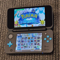 NINTENDO NEW 2DS XL CONSOLE - BLACK & TURQUOISE (SEE PICTURES FOR CONDITION)
