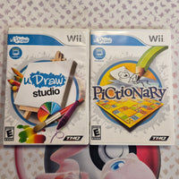 Wii- U DRAW TABLET AND FOUR GAMES
