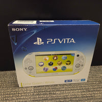 SONY PS VITA CONSOLE (PCH-2000) LIME GREEN / WHITE {CIB}
