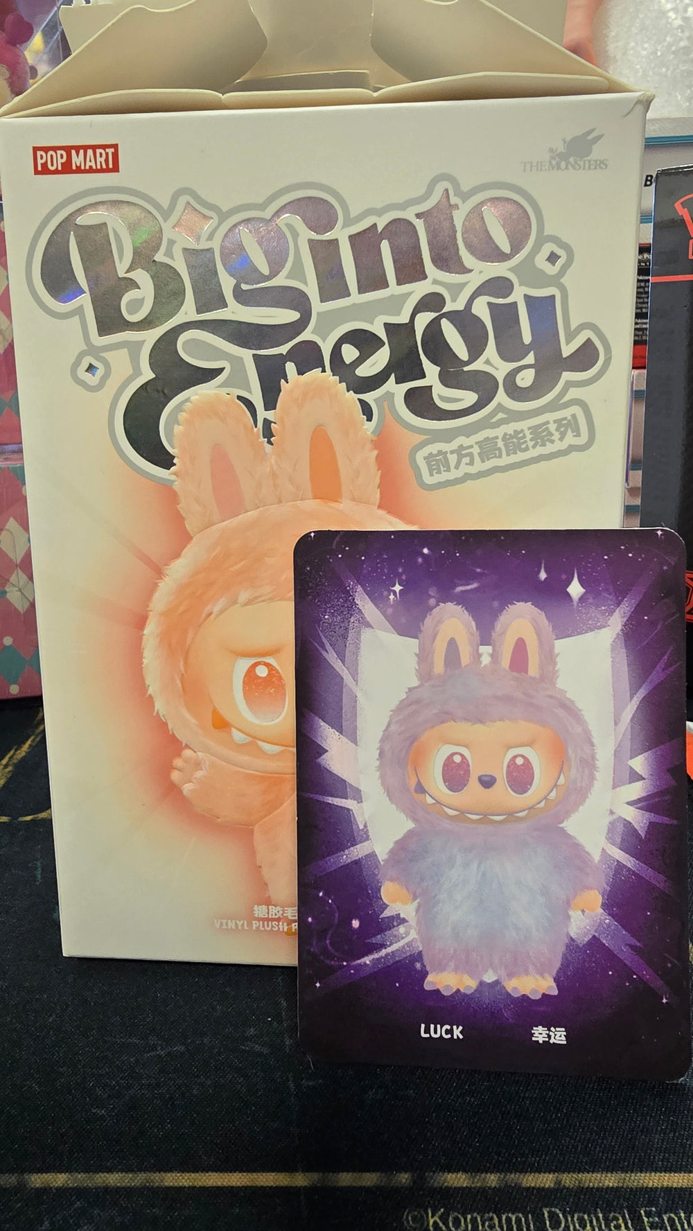 OFFICIAL/AUTHENTIC LABUBU BY POPMART BIG INTO ENERGY: LUCK (1 OPENED BOX)