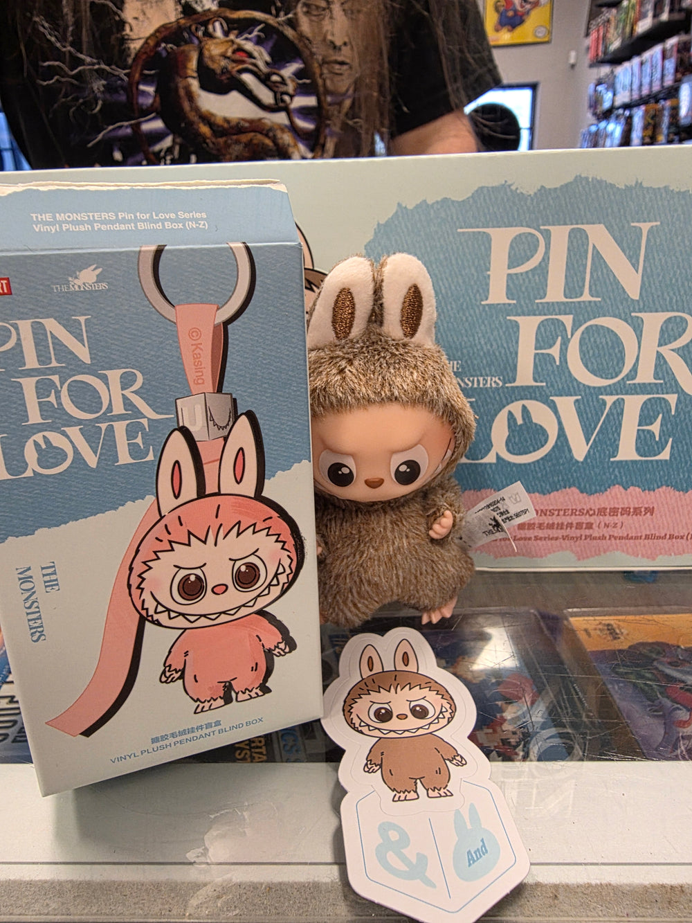 OFFICIAL/AUTHENTIC LABUBU BY POPMART PIN FOR LOVE - LETTER 