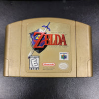 N64 - The Legend of Zelda Ocarina of Time {COLLECTOR'S EDITION/GOLD CART}

